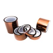 BERTECH High-Temp. Polyimide Tape, 0.5 Mil Film + 0.5 Mil Adhesive, 3 In. Wide x 36 Yards Long, Amber PPT0.5-3
